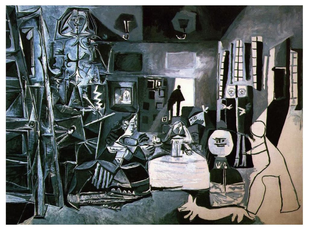 Pablo Picasso, Las Meninas, da Velázquez, dipinti a olio su tela, 1957 (Barcelona, Museu Picasso)
